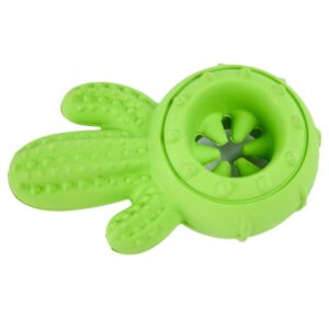 Paws For Life Bully Stick And Chew Holder Dog Chew Toy Cactus