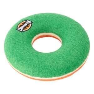 Paws For Life Chewbites Tennis Rubber Ring Dog Fetch Toy