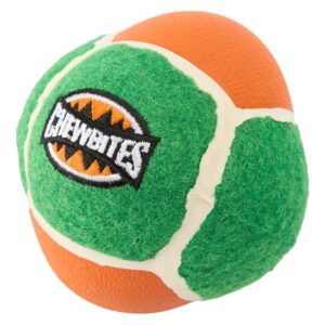 Paws For Life Chewbites Tennis Rubber Six Sided Ball Dog Fetch Toy