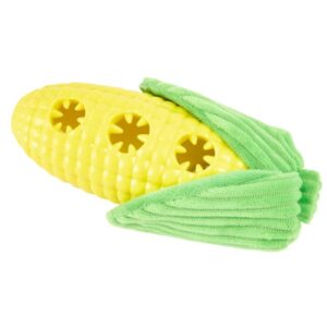Paws For Life Holey Veggie Treat Dispensing Rubber Corn Ear Dog Toy