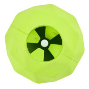Paws For Life Treat Dispensing Geometric Rubber Ball Dog Toy