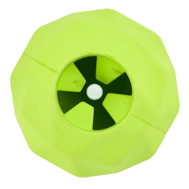 Paws For Life Treat Dispensing Geometric Rubber Ball Dog Toy