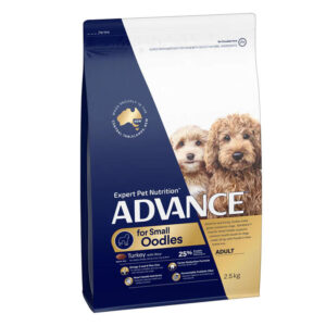 Advance Oodles Adult Small Breed Turkey With Rice Dry Dog Food 2.5 Kg