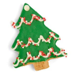 Christmas By Pet Circle 2025 Frosted Chrissy Tree Biccie Dog Treat