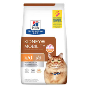 Hill's Prescription Diet K/D Kidney + J/D Mobility Chicken Flavour Dry Cat Food 2.88 Kg