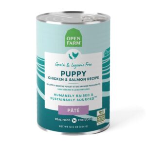 Open Farm Puppy Chicken And Salmon Pate Wet Dog Food