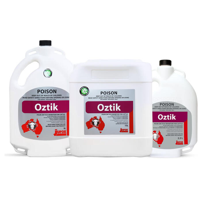 Oztik Pour-On Tick Inhibitor For Cattles 2.5 Litres