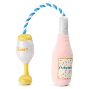 Paws For Life Birthday Party Champagne Bottle With Rope