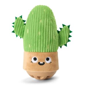 Paws For Life Tpr Treat Dispensing Plush Cute Cactus Dog Toy