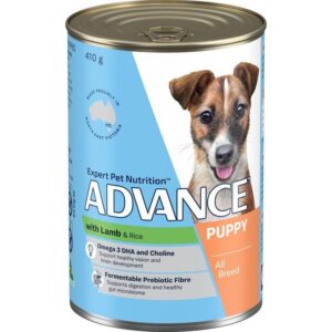 Advance Puppy Plus Growth Lamb And Rice Wet Dog Food Cans