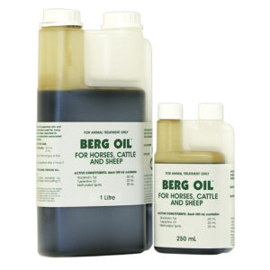 Iah Berg Oil For Horses, Cattle And Sheep 1 Litre
