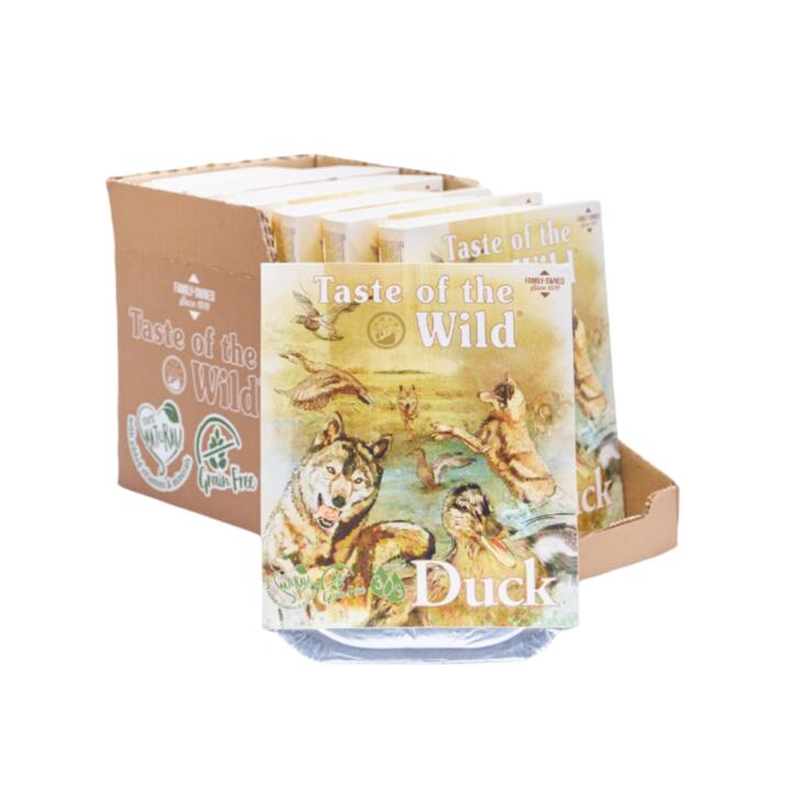 Taste Of The Wild Duck Chicken Fruit Vegetable Wet Dog Food Tray