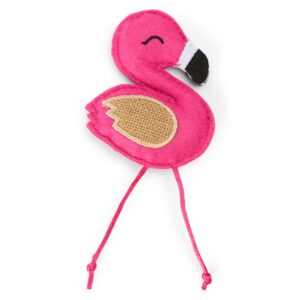 The Catsentials Flamingo With Catnip Cat Toy