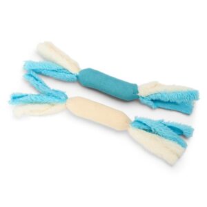 The Catsentials White And Blue Catnip Rolls Cat Toy