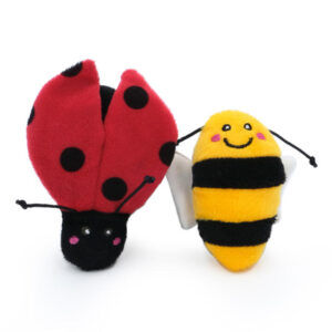 Zippy Claws 2-Pack Toys For Cats - Ladybug And Bee 1 Pack