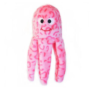 Zippy Paws Floppy Jelly Toys For Dogs Pink 1 Pack