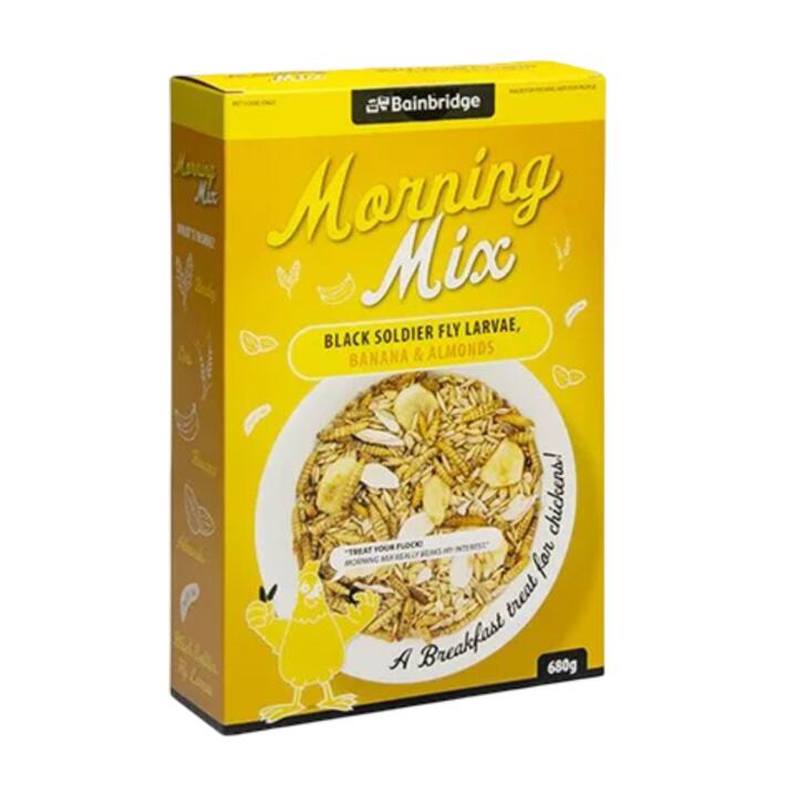 Bainbridge Morning Mix Black Soldier Fly Larvae Banana And Almonds Bird Treats