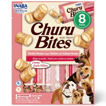 Inaba Churu Bites Chicken Wraps Chicken With Salmon Recipe Dog Treats