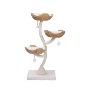 Michu Iris Deluxe 3 Tier Flower Cat Tree