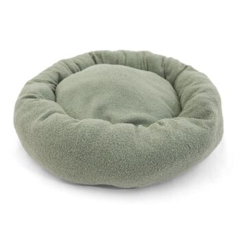 Paws For Life Boucle Doughnut Dog Bed Sage Green