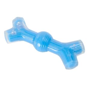 Paws For Life Tuff Chew Nylon Rubber Blue Bone Dog Chew Toy
