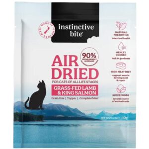 Instinctive Bite Lamb And Salmon Air Dried Cat Food