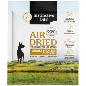 Instinctive Bite Single Protein Chicken Air Dried Dog Food