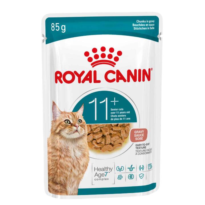 Royal Canin Ageing 11 Plus Gravy Adult Wet Cat Food Pouches