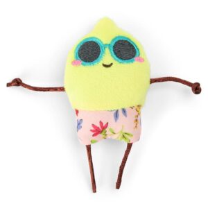 The Catsentials Lemon With Catnip Cat Toy