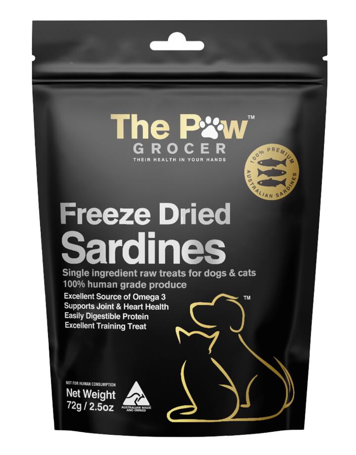The Paw Grocer Freeze Dried Sardines Dog Cat Treats