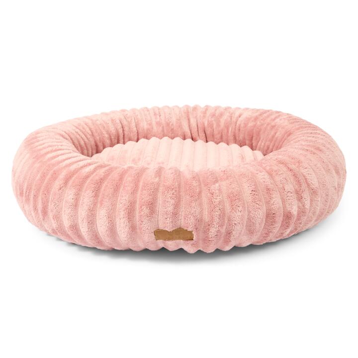 Paws For Life Calming Wide Wale Donut Sofa Bed Mauve Pink