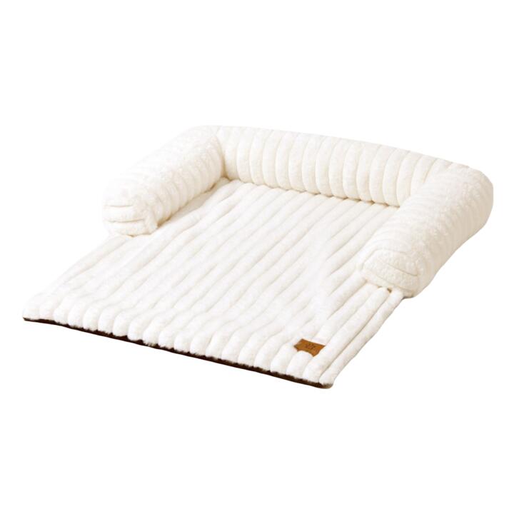 Charlies Cloud Bolster Sofa Protector Dog Bed Cream
