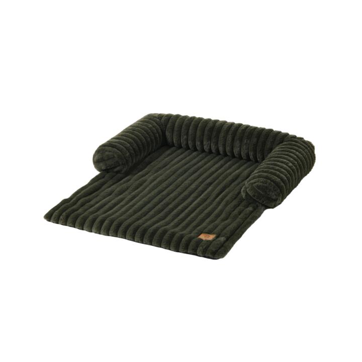 Charlies Cloud Bolster Sofa Protector Dog Bed Olive