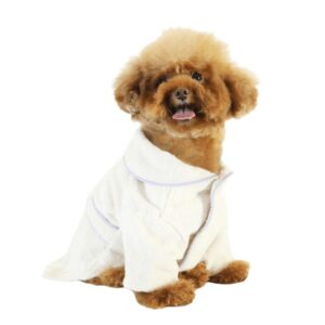 Florence By Mills Florence Dog Bathrobe Beige
