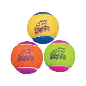 Kong Airdog Squeaker Bday Balls
