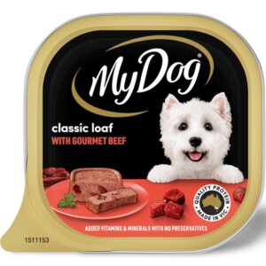 My Dog Loaf Classic Wet Dog Food Gourmet Beef Trays