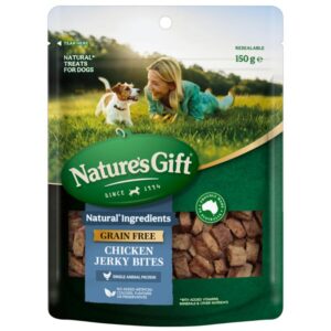 Natures Gift Chicken Jerky Bites Dog Treats