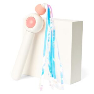 Pet Gravity Retractable Cat Wand Pink