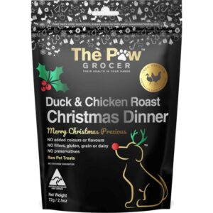 The Paw Grocer Duck And Chicken Roast Christmas Dinner Dog Treats