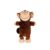 Afp Ultrasonic Hypno Monkey Silent Squeaker Plush Dog Toy