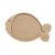Bella Spill Proof Fish Shaped Cat Mat Tan