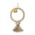 Birdie Parrot Single Jute Ring