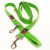 Black Dog Double-Ended Training Dog Lead – Regular Width – Green
