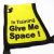 Black Dog “Give Me Space” Awareness Vest for Dogs – X-Small