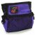 Black Dog Treat & Training Tote Bag with Adjustable Belt – Purple