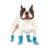 Canada Pooch Hot Pavement Dog Boots Blue