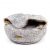 Charlie’s Luxury Hooded Round Dog Bed Light Grey Large