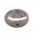Charlies Pet Cushioned Snookie Hooded Pet Nest Bed Faux Fur Grey Small