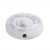 Charlies Pet Faux Fur Fluffy Calming Pet Bed Nest Artic White Chinchilla Small