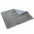 Charlies Pet Reversible Faux Fur Winter Rug And Blanket Blue And Grey Trim Large